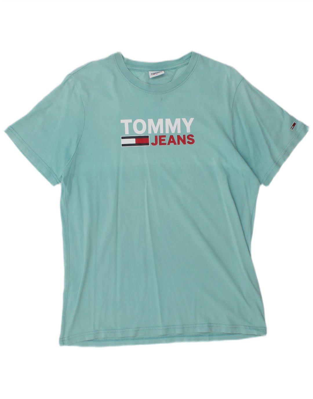Tricou grafic Tommy Hilfiger pentru bărbați Top mic, albastru, bumbac