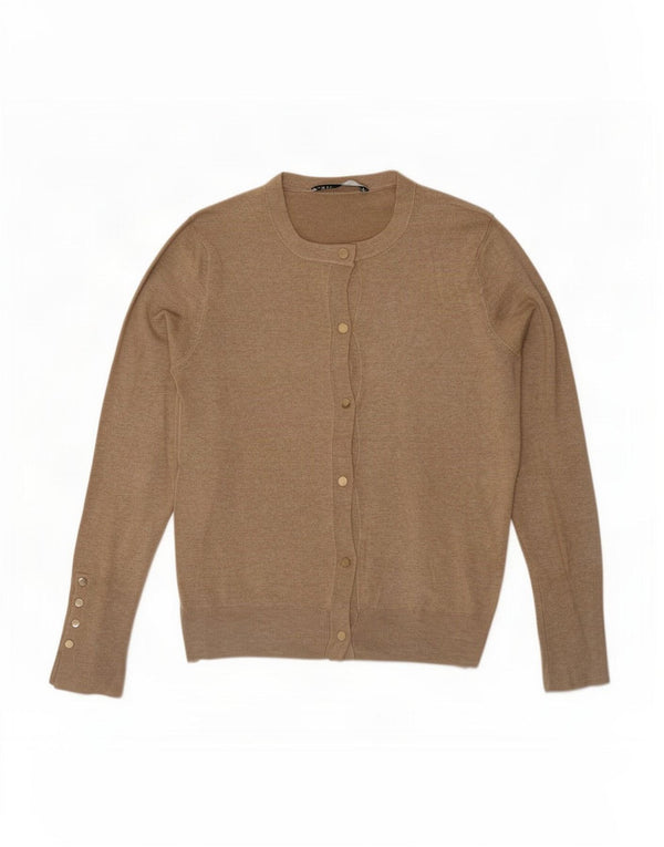 Pulover cardigan pentru femei Zara UK 10 Mic Bej