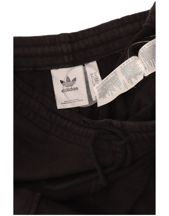 Pantaloni scurți sport grafic Adidas pentru bărbați, bumbac mediu, negru