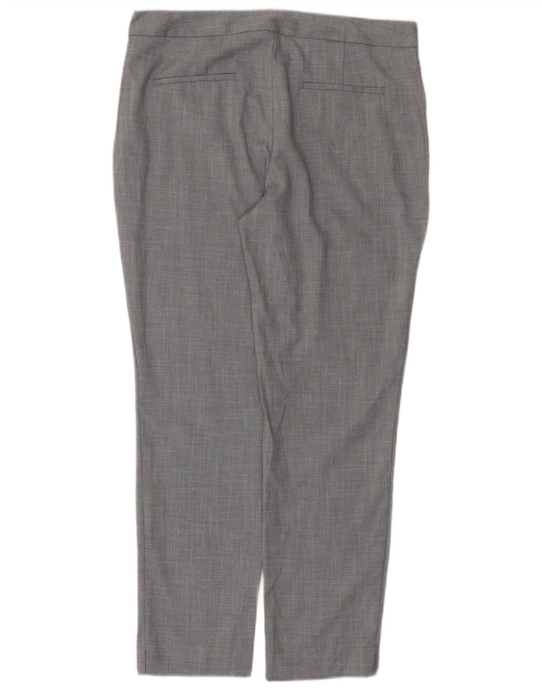 Pantaloni de costum slim pentru femei Zara EU 40 Mediu L30 L27 Poliester chevron gri