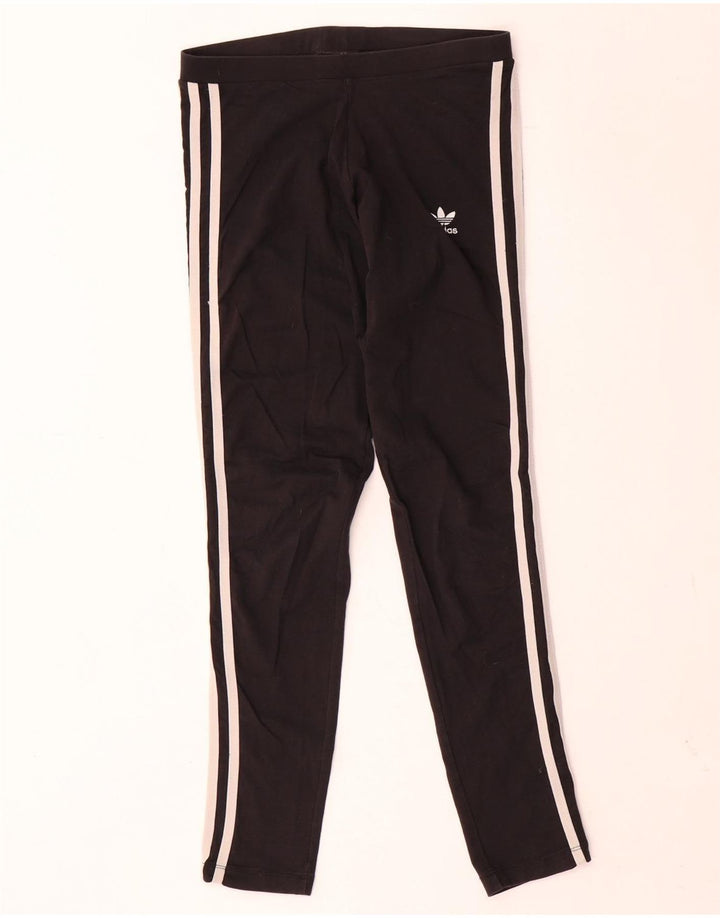 Leggings pentru femei Adidas UK 8 Small Black Bumbac
