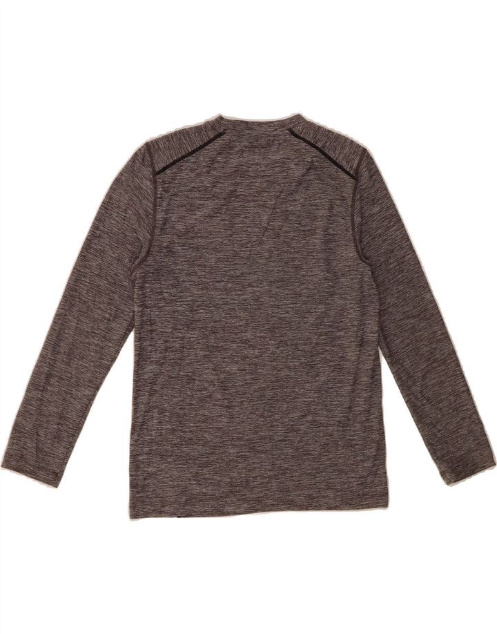 RUSSELL ATHLETIC Boys Top Long Sleeve 7-8 Years Medium Grey Flecked Vintage Russell Athletic and Second-Hand Russell Athletic from Messina Hembry 