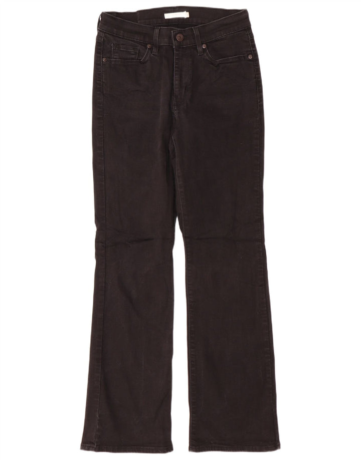 Blugi Levi's Bootcut pentru femei US 8 Medium W29 L32 Bumbac negru