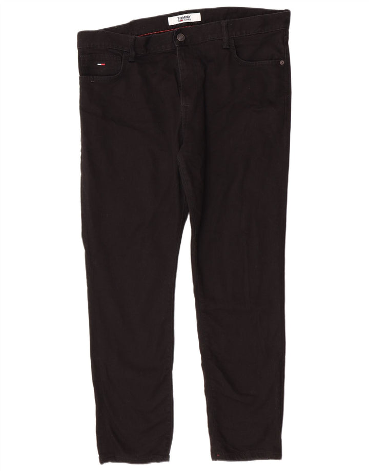 Blugi slim pentru bărbați Tommy Hilfiger W38 L30 bumbac negru