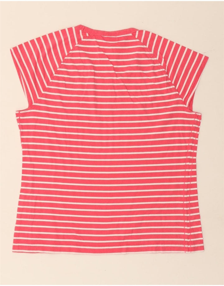 Tricou pentru femei PUMA Slim Top UK 16 Large Pink Striped