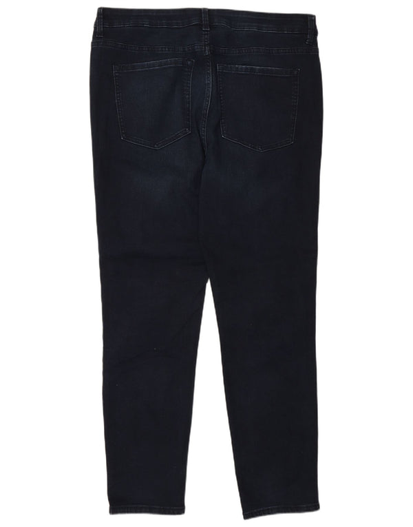 Blugi subțiri The Ivy de la Marks & Spencer pentru femei UK 16 mare L34 L28 bleumarin