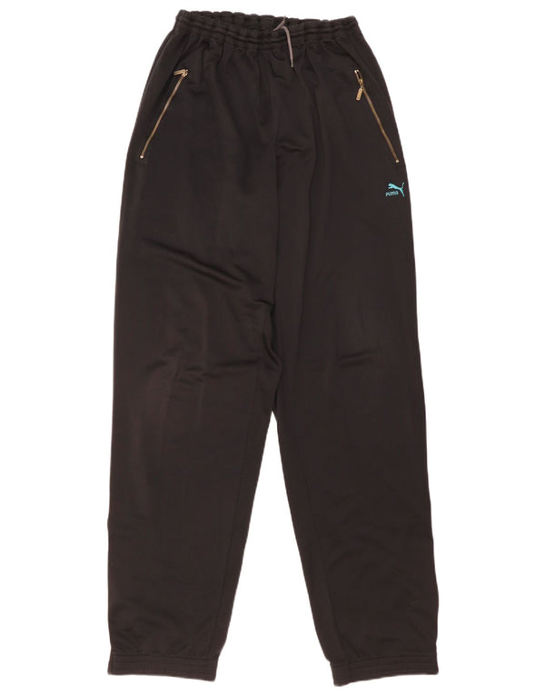 Pantaloni de trening Puma pentru bărbați Joggeri poliester mediu negru