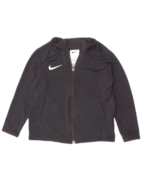 Jachetă de trening Nike Dri Fit pentru fete 4-5 ani Poliester negru mic