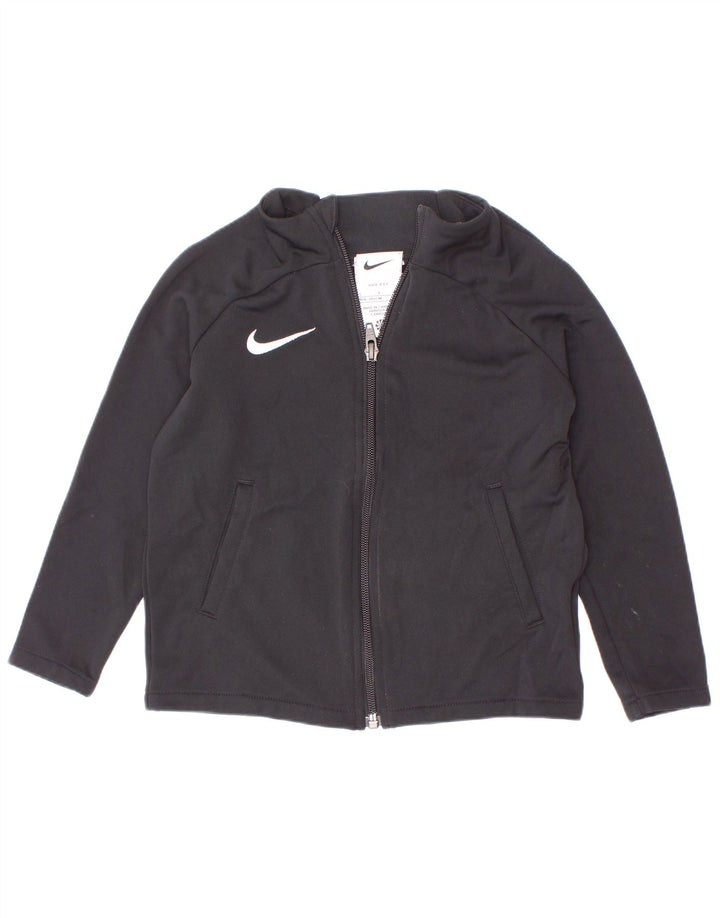 Jachetă de trening Nike Dri Fit pentru fete 4-5 ani Poliester negru mic