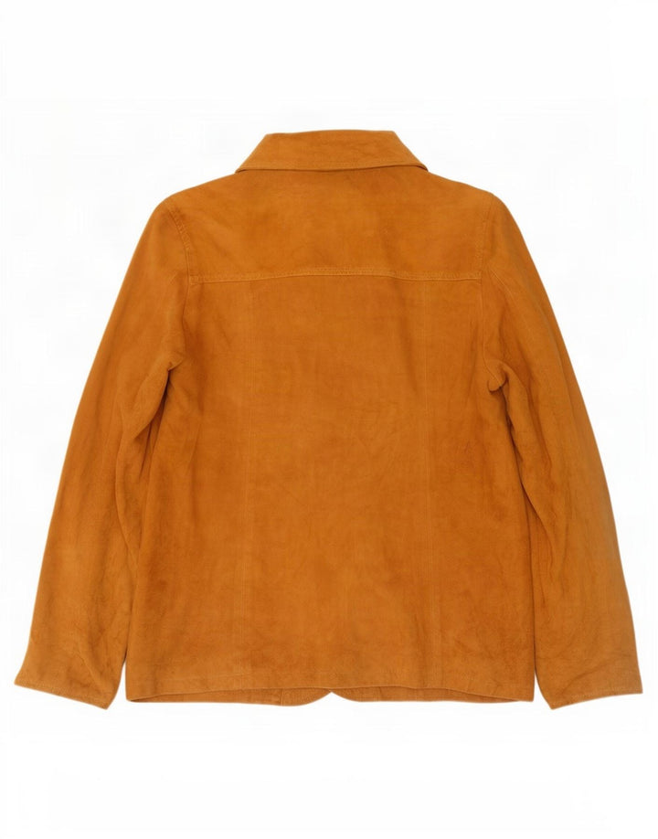 Jacheta de piele intoarsa pentru dama Borgo Antico IT 48 XL piele bej