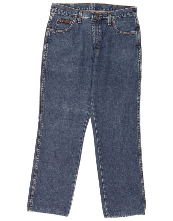 Blugi drepte pentru bărbați Wrangler Texas W34 L29 Bumbac albastru