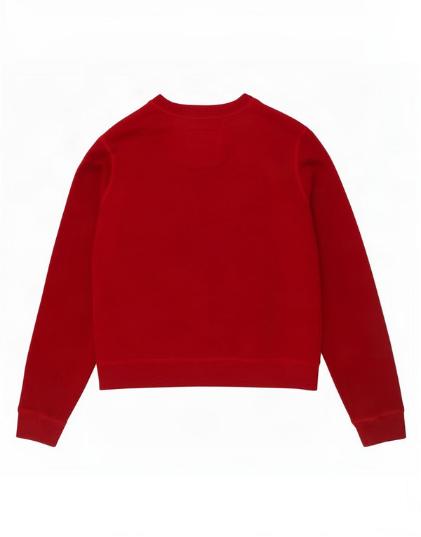 Pulover cu grafic pentru femei Hollister UK 12 Bumbac roșu mediu