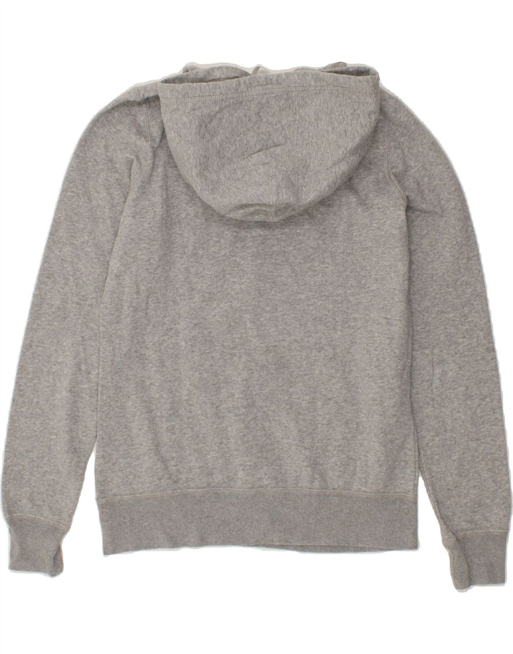 NIKE Womens Hoodie Jumper UK 14 Medium Grey Cotton Vintage Nike and Second-Hand Nike from Messina Hembry 