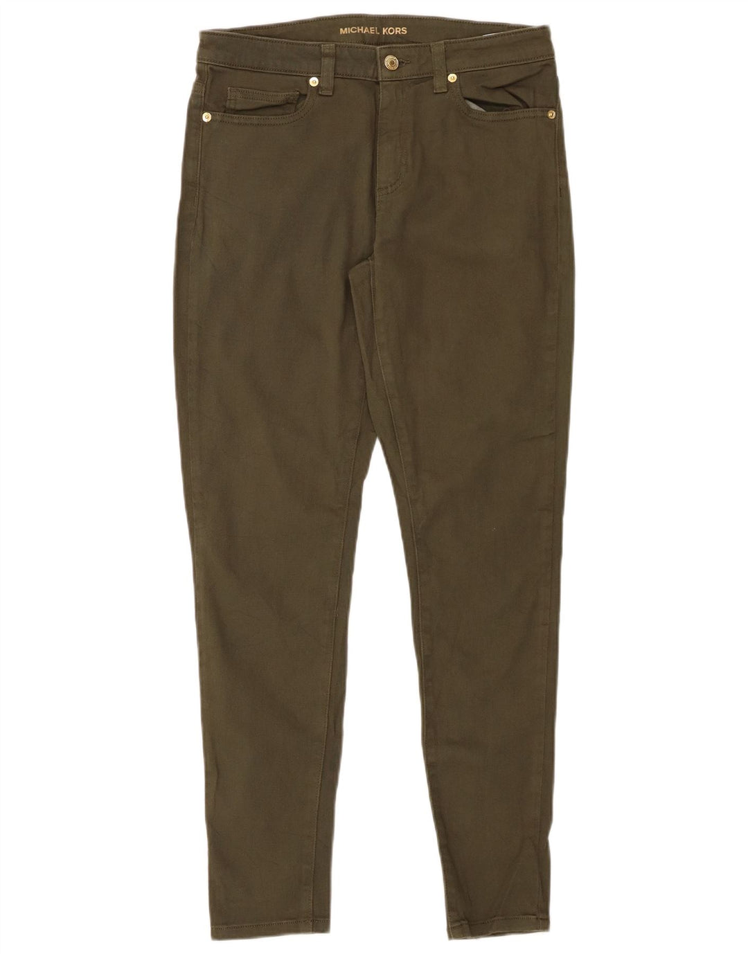 MICHAEL KORS Pantaloni skinny casual pentru femei US 8 Medium W28 L29 Khaki