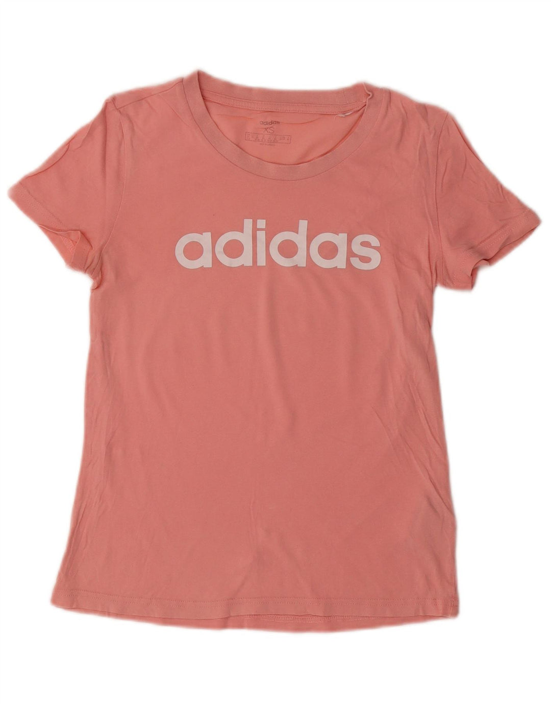 Tricou grafic ADIDAS pentru femei Top UK 4/6 XS bumbac roz