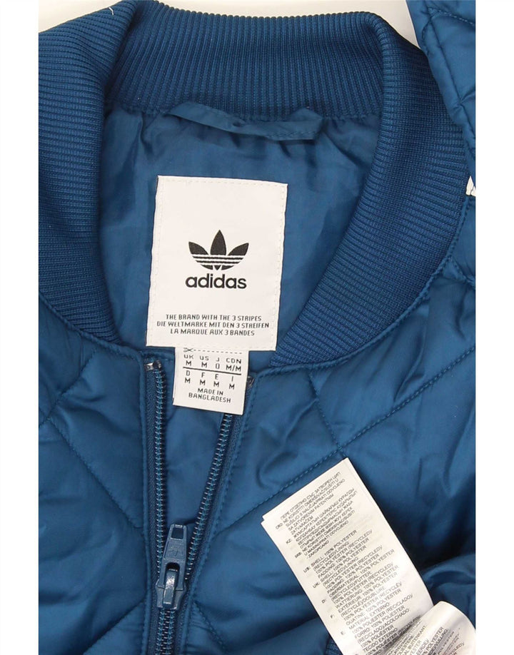 Jachetă matlasată Adidas pentru bărbați UK 38 Medium Blue Poliester