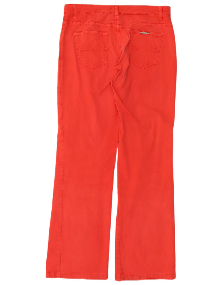 Pantaloni casual Trussardi Bootcut pentru femei W29 L29 bumbac roșu