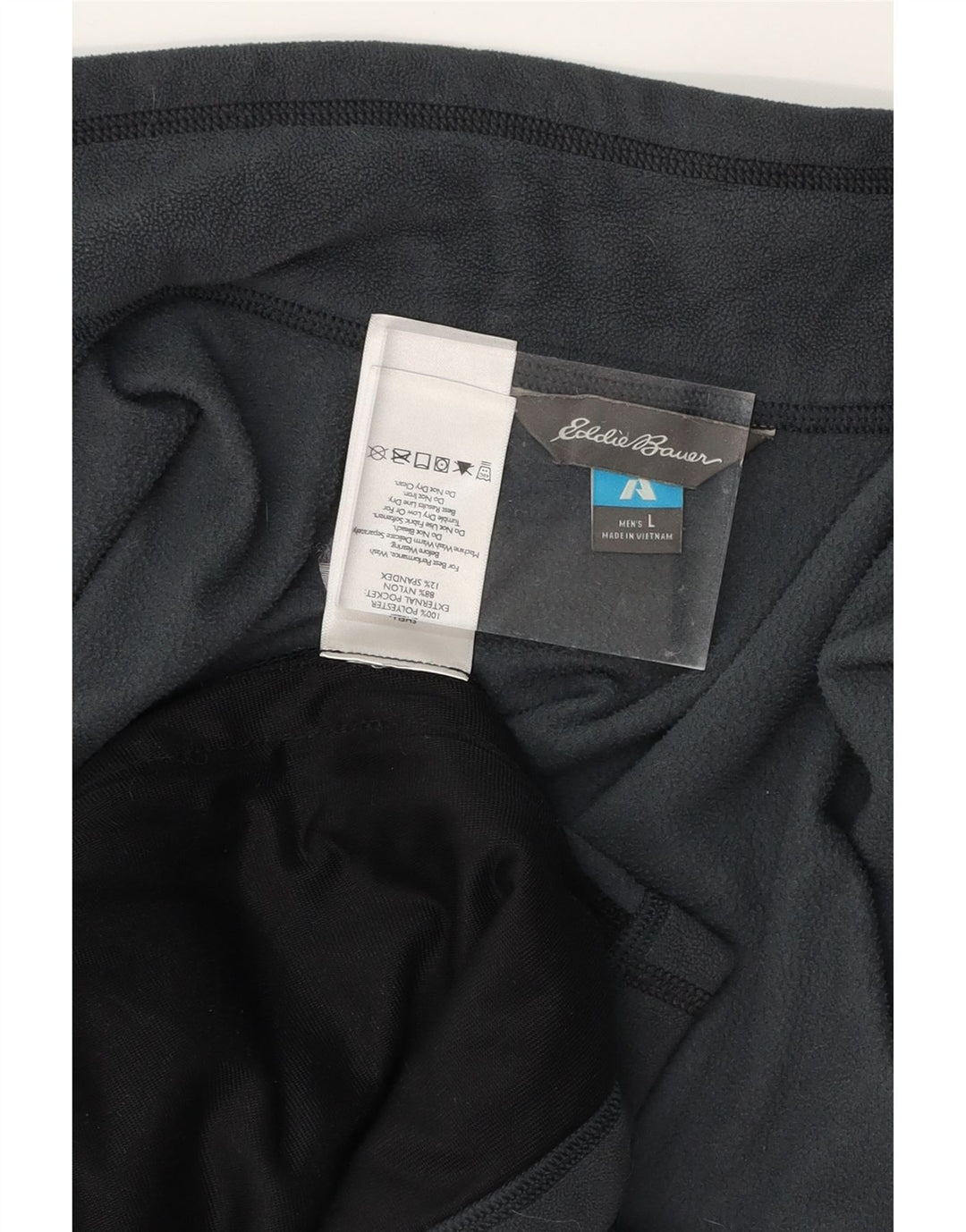 EDDIE BAUER Mens Fleece Jacket UK 40 Large Grey Polyester Vintage Eddie Bauer and Second-Hand Eddie Bauer from Messina Hembry 