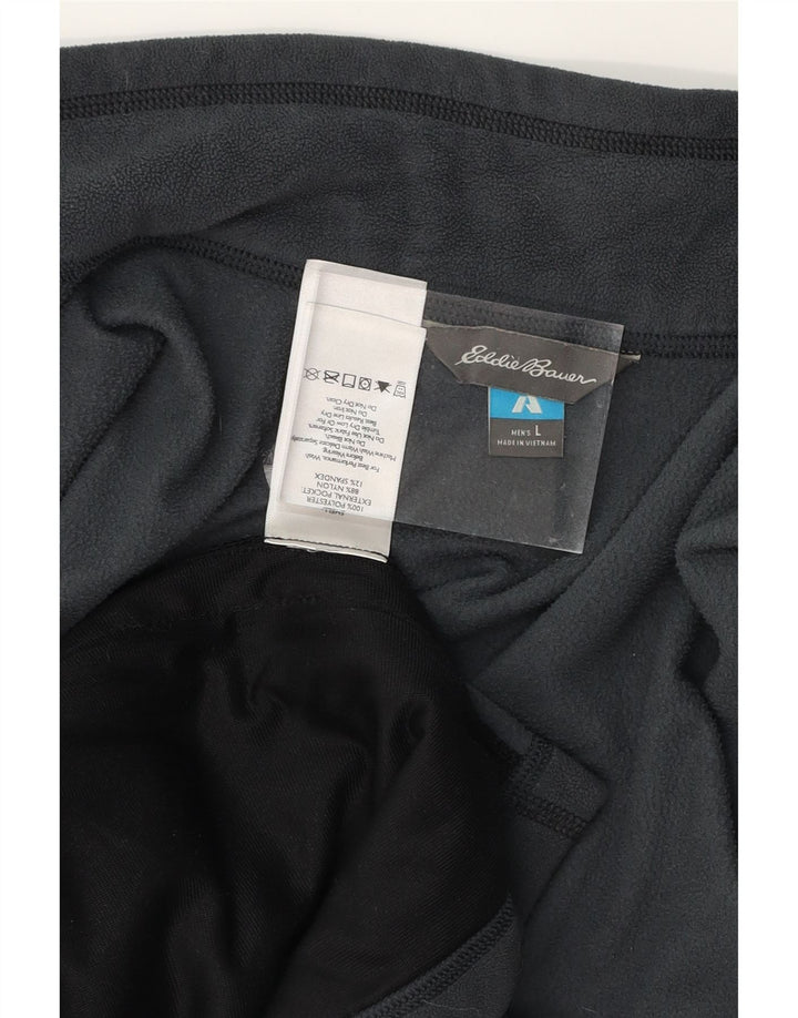 EDDIE BAUER Mens Fleece Jacket UK 40 Large Grey Polyester Vintage Eddie Bauer and Second-Hand Eddie Bauer from Messina Hembry 