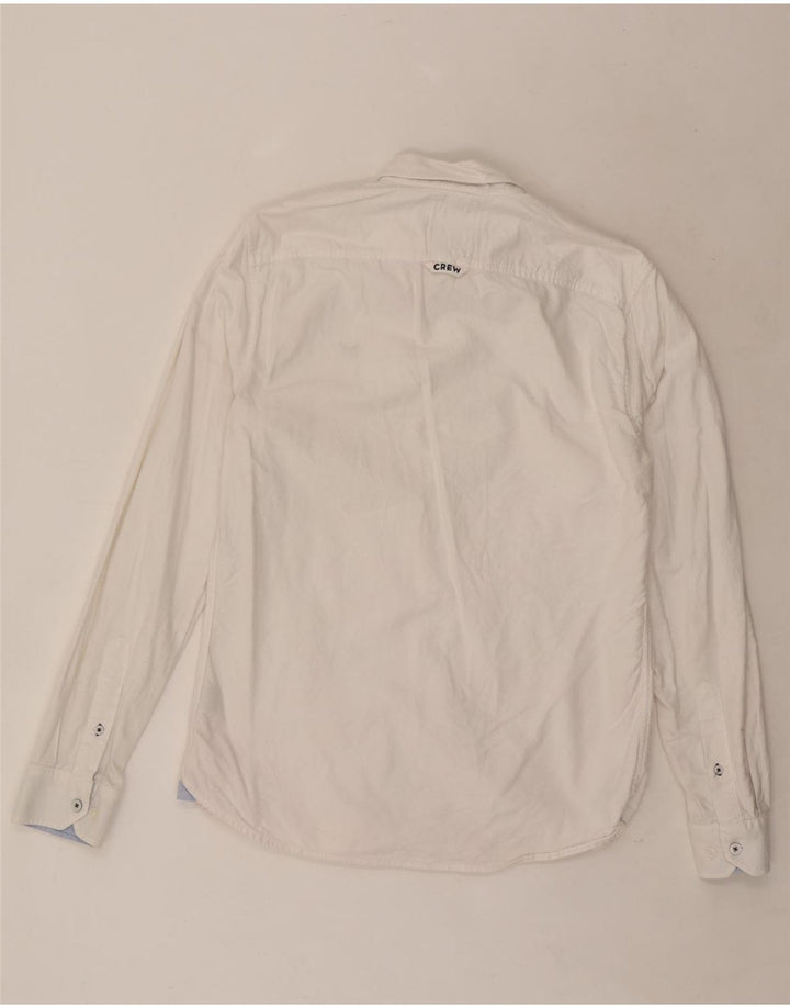 Crew Clothing Cămașă Slim Fit pentru bărbați Bumbac alb mic