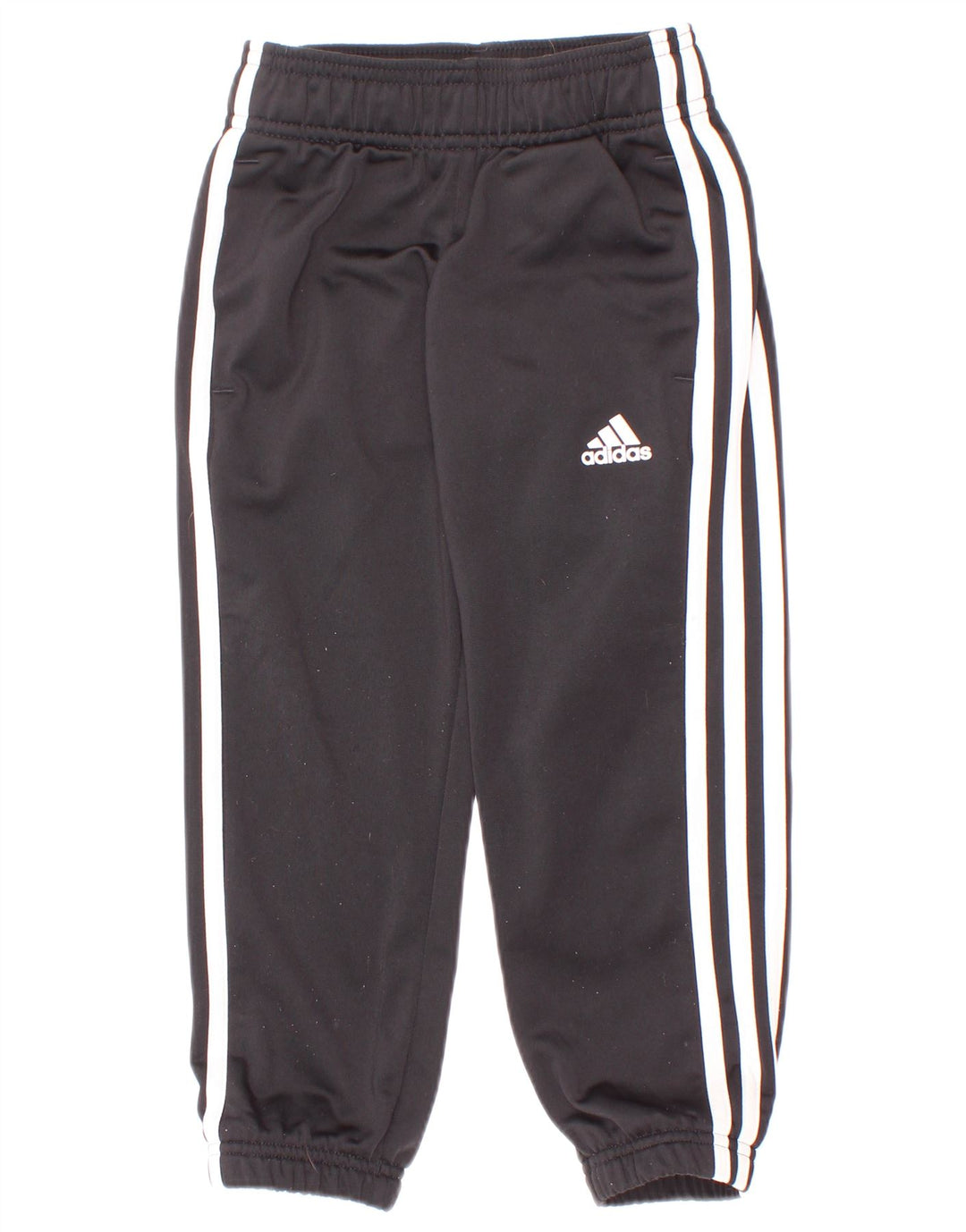 Pantaloni de trening Adidas baieti Joggeri 3-4 ani poliester negru