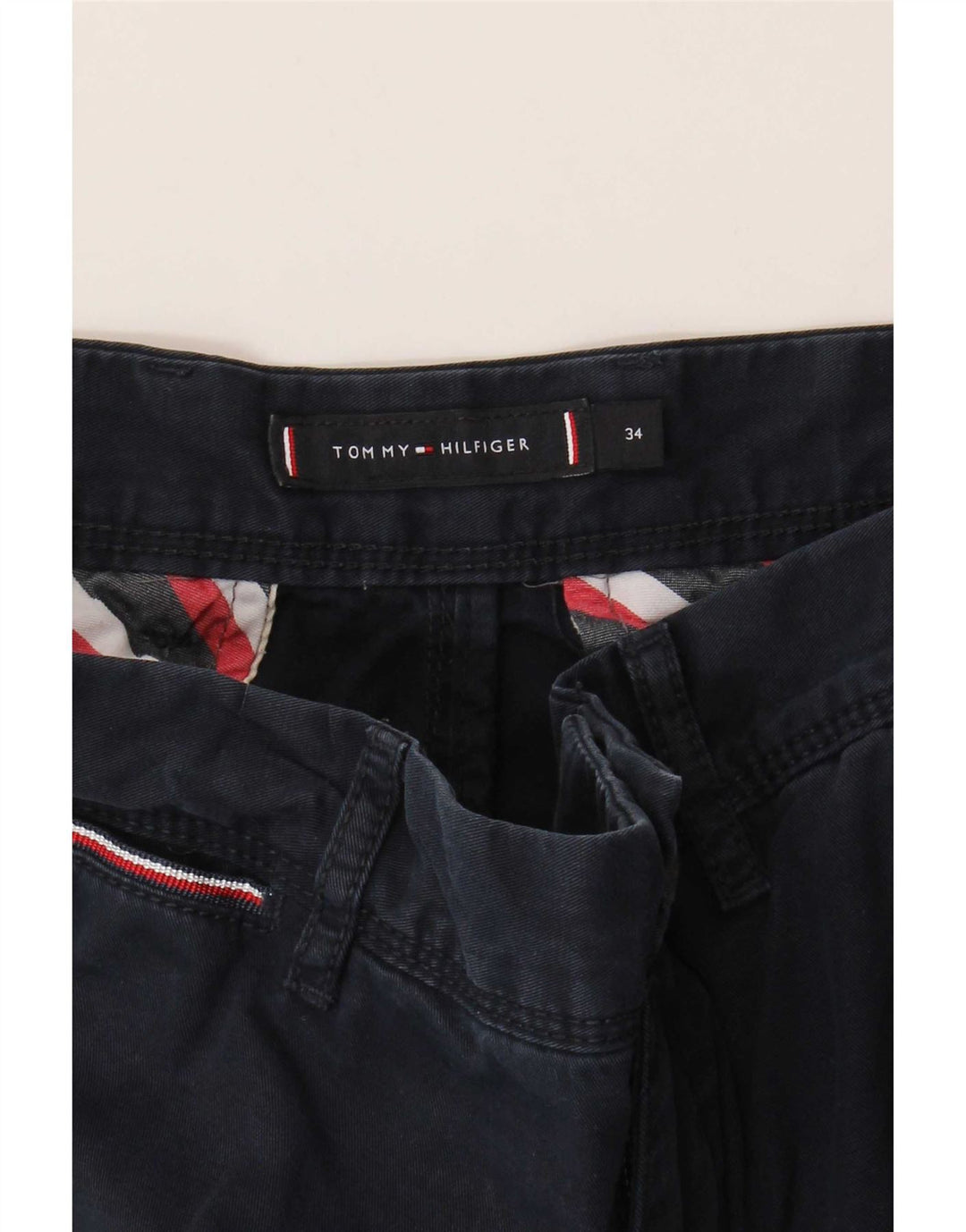 Pantaloni scurți cargo Tommy Hilfiger pentru bărbați W34 Large Bleumarin
