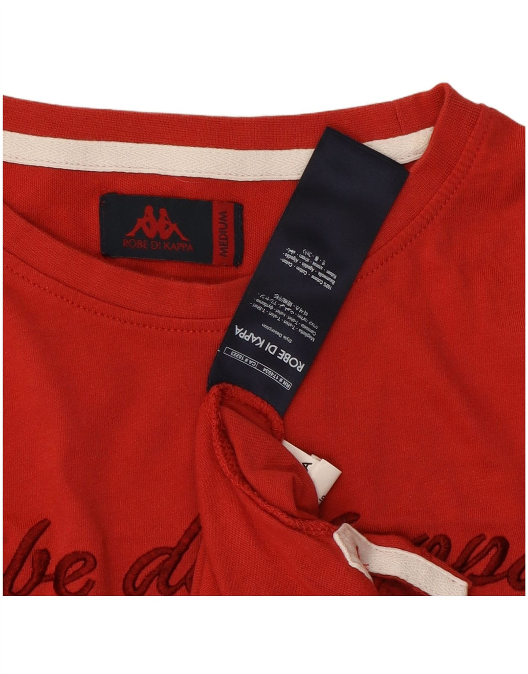 Tricou grafic KAPPA pentru femei Top UK 12 Medium Red Bumbac