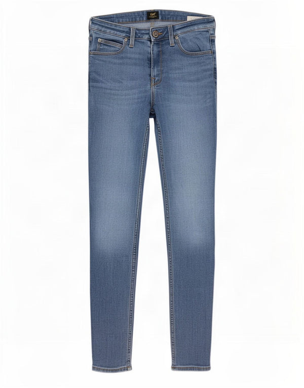 Lee Womens Scarlett Skinny Jeans W28 L29 Blue Cotton