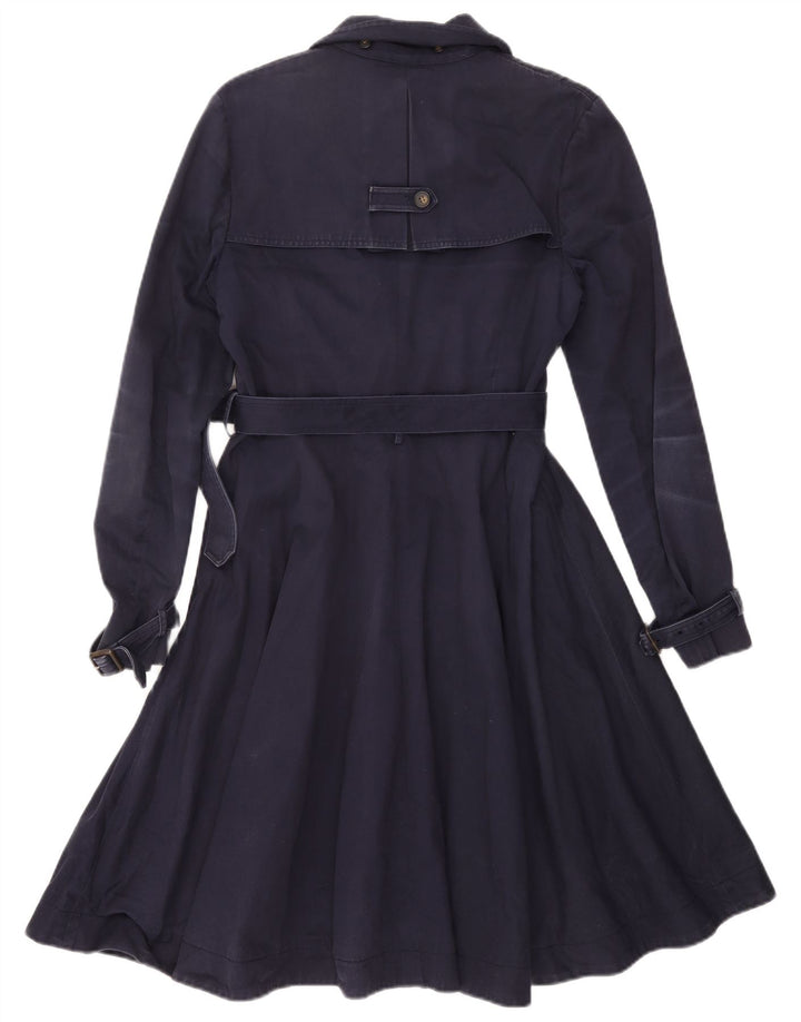 Trenci pentru femei Hobbs UK 12 Medium Bluemarin Bumbac