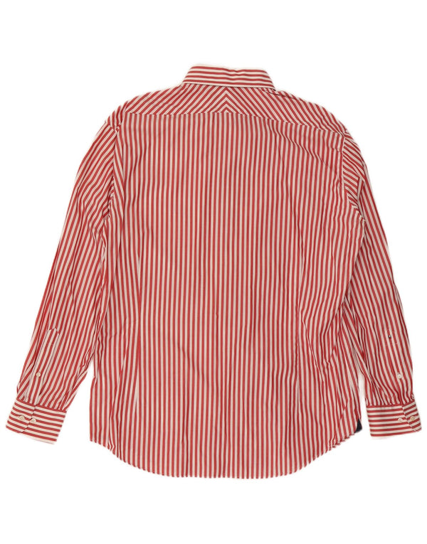 Cămașă pentru bărbați Tommy Hilfiger Mărimea 43 17 XL Bumbac cu dungi roșii