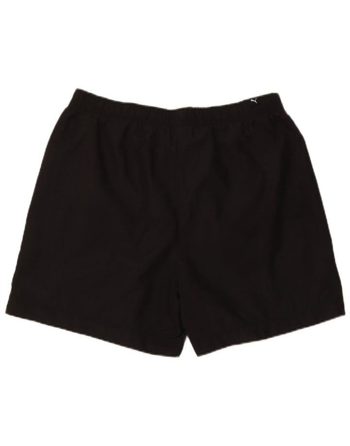 Pantaloni scurți sport Puma pentru bărbați, mediu negru