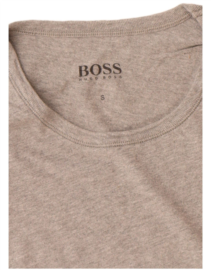 Tricou pentru bărbați Hugo Boss Top mic din bumbac gri