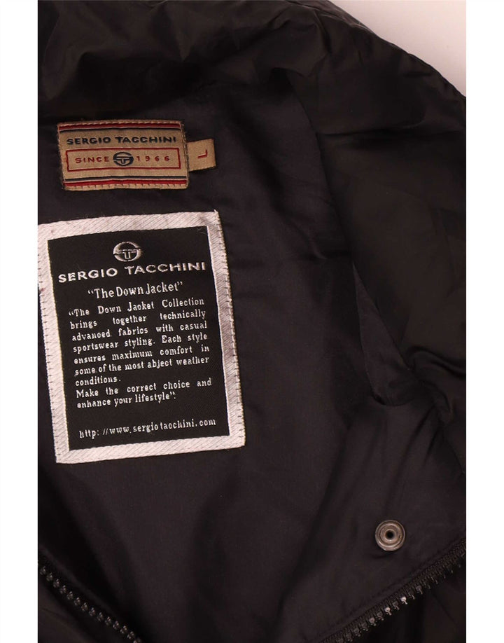 Sergio Tacchini Manton supradimensionat pentru femei UK 16 Poliester negru mare
