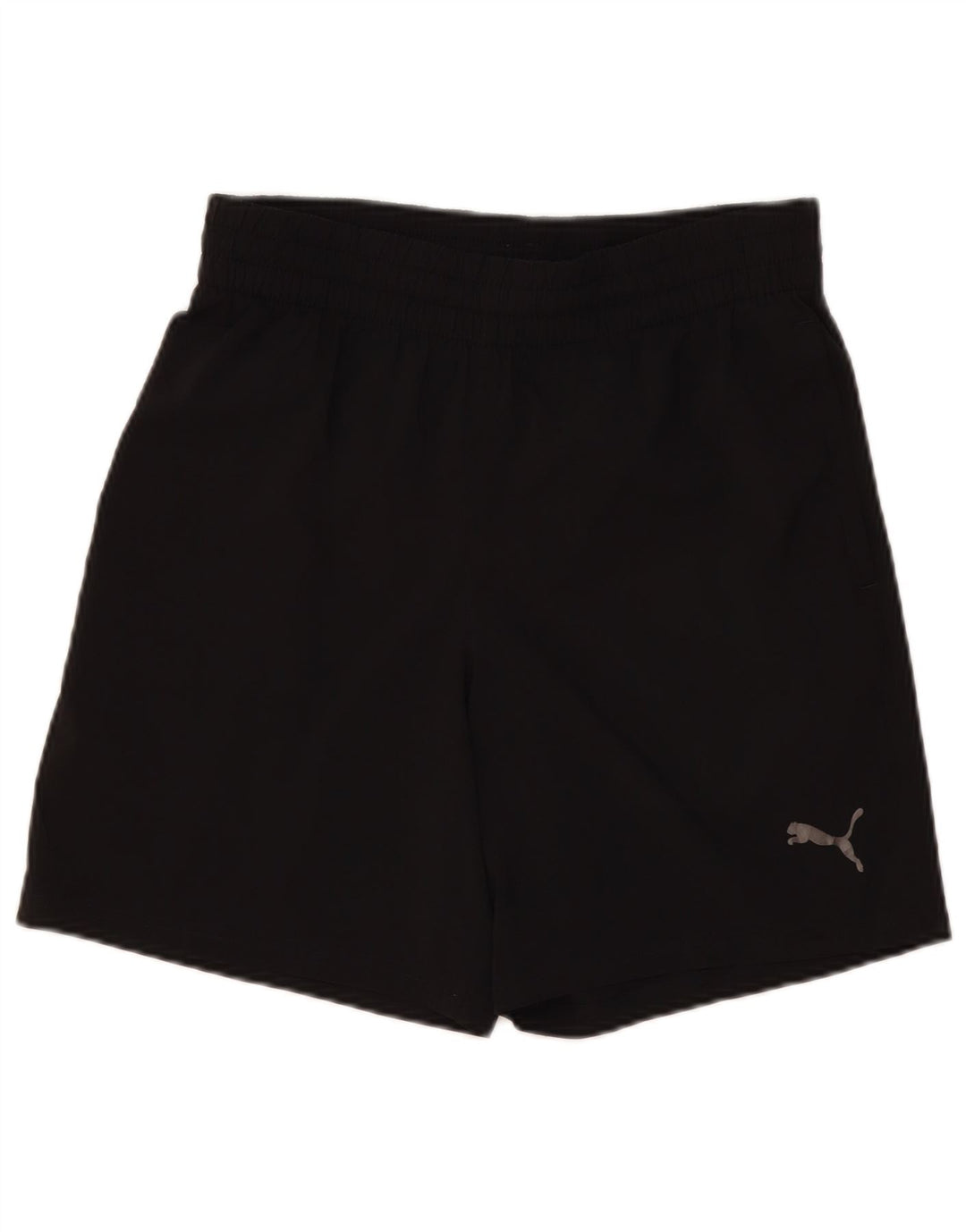 Pantaloni scurti sport Puma pentru bărbați, poliester negru mic