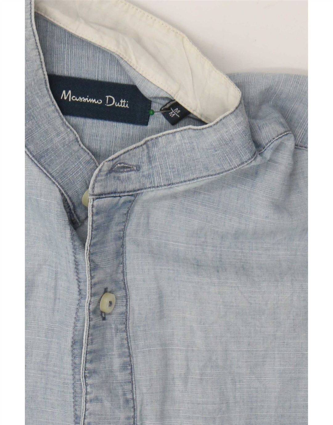 Cămașă Massimo Dutti pentru bărbați, albastru mediu