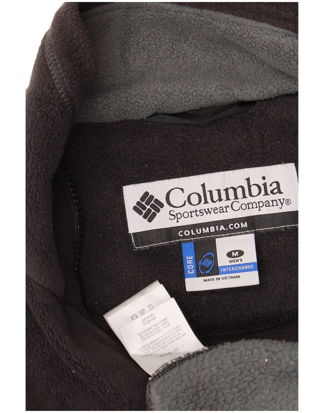 Jachetă pentru bărbați COLUMBIA Interchange Fleece UK 38 Medium Black Colorblock