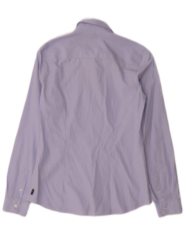 Cămașă Musto pentru femei UK 8 Small Blue Pinstripe Bumbac