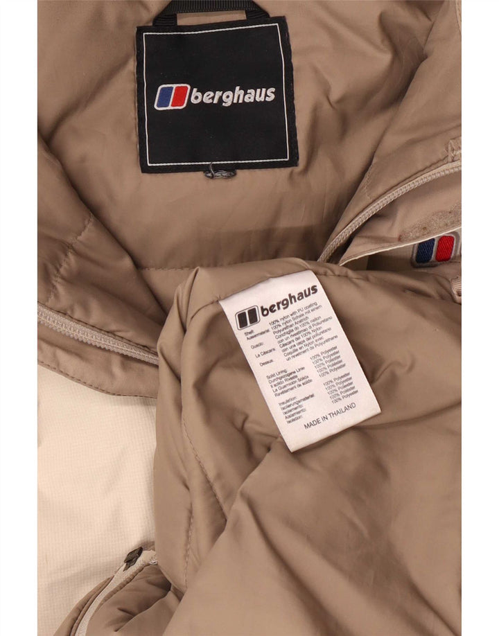 Jachetă de vânt supradimensionată pentru femei Berghaus UK 14 Medium Bej Colorblock