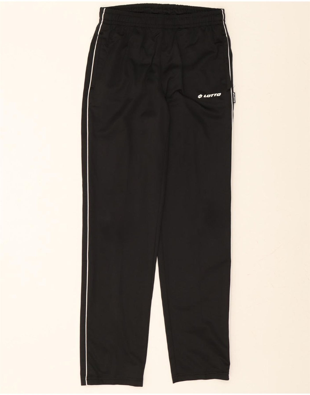 LOTTO Mens Tracksuit Trousers Small  Black Polyester Vintage Lotto and Second-Hand Lotto from Messina Hembry 