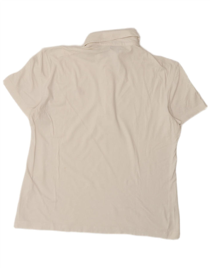 Tricou polo pentru bărbați GF Ferre XL, alb