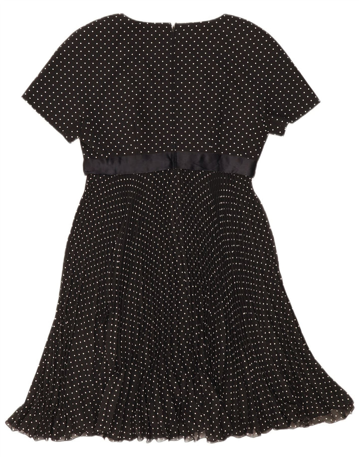 Rochie A-Line pentru femei Luisa Spagnoli IT 44 Medium Black Polka Dot