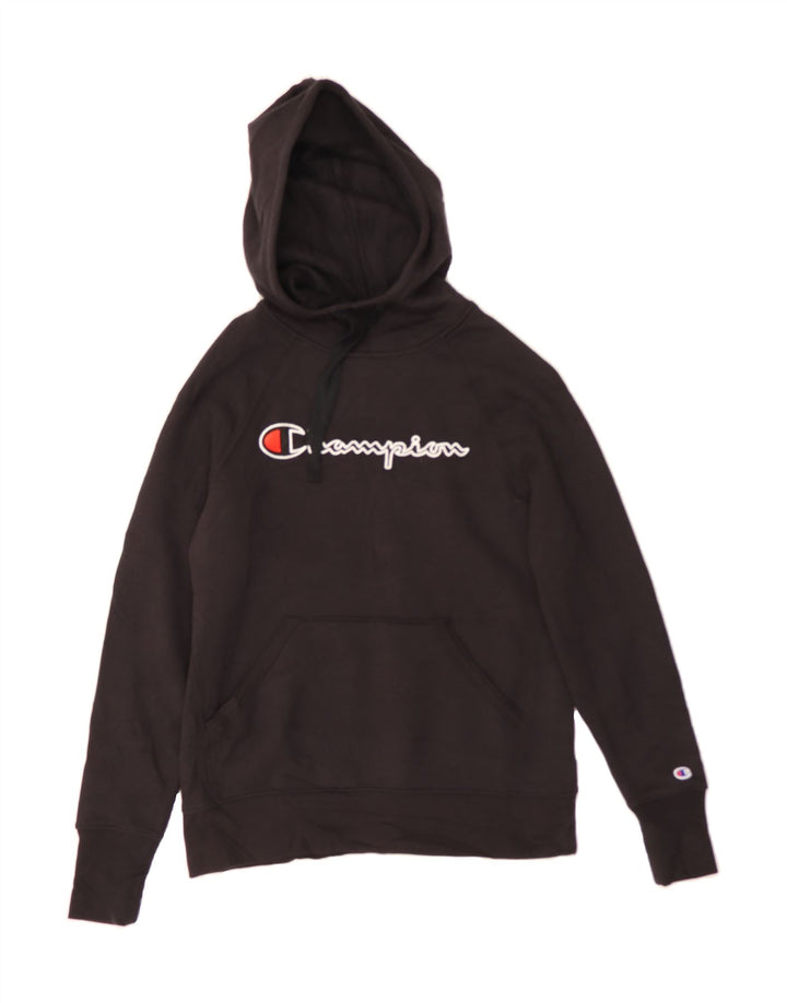 Womens Graphic Hoodie Jumper UK 6 XS Vintage Champion and Second-Hand Champion from Messina Hembry 