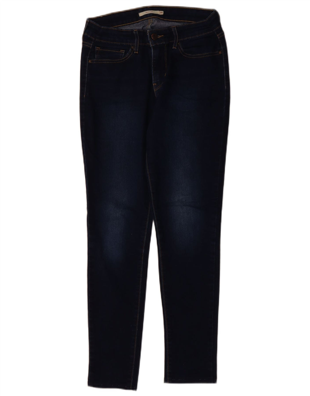 Blugi skinny 711 pentru femei LEVI'S W28 L28 bleumarin