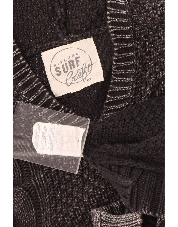 Pulover cu glugă pentru bărbați Rip Curl, bumbac gri mediu