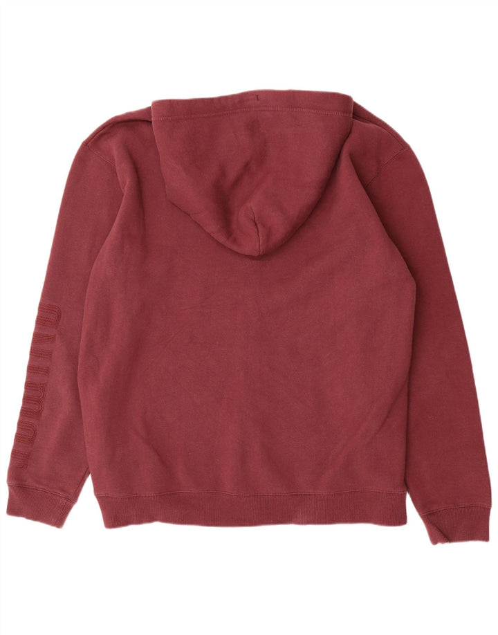 ANIMAL Pulover cu glugă cu fermoar grafic pentru bărbați, bumbac maro 2XL