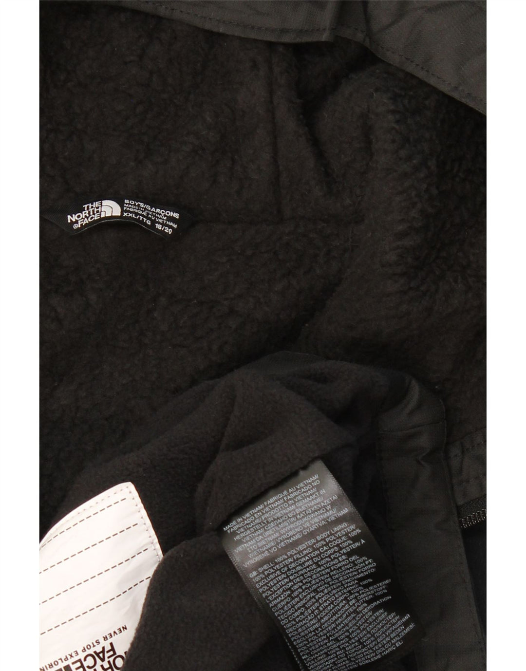 The NORTH FACE Jachetă Windbreaker cu glugă pentru băieți 15-16 ani 2XL Negru