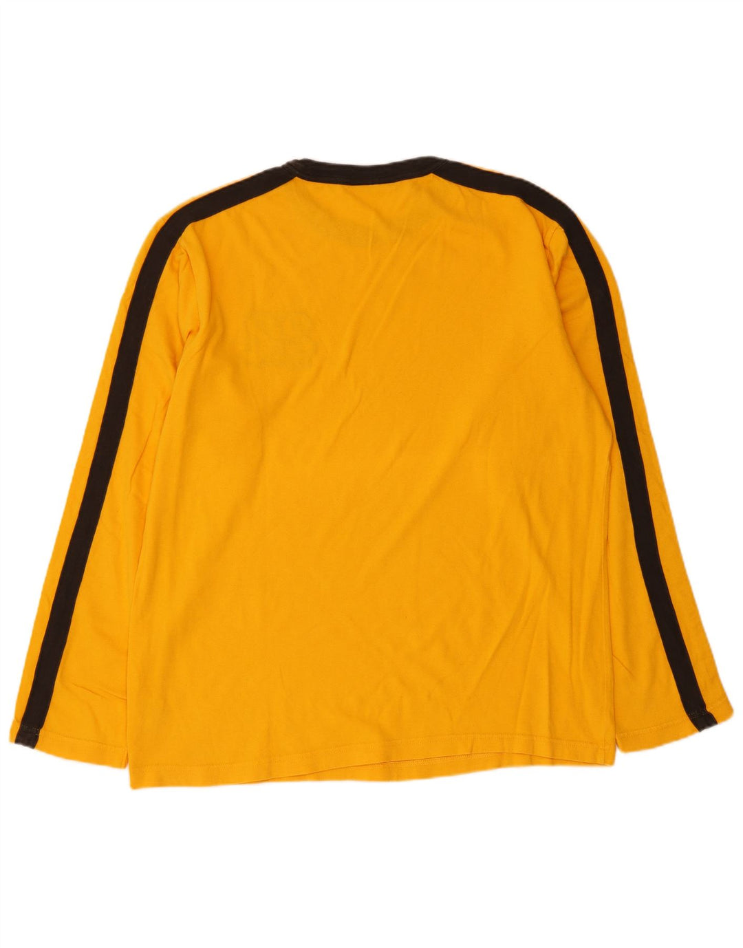 DICKIES Top grafic pentru bărbați cu mânecă lungă, mare portocaliu, bumbac color bloc