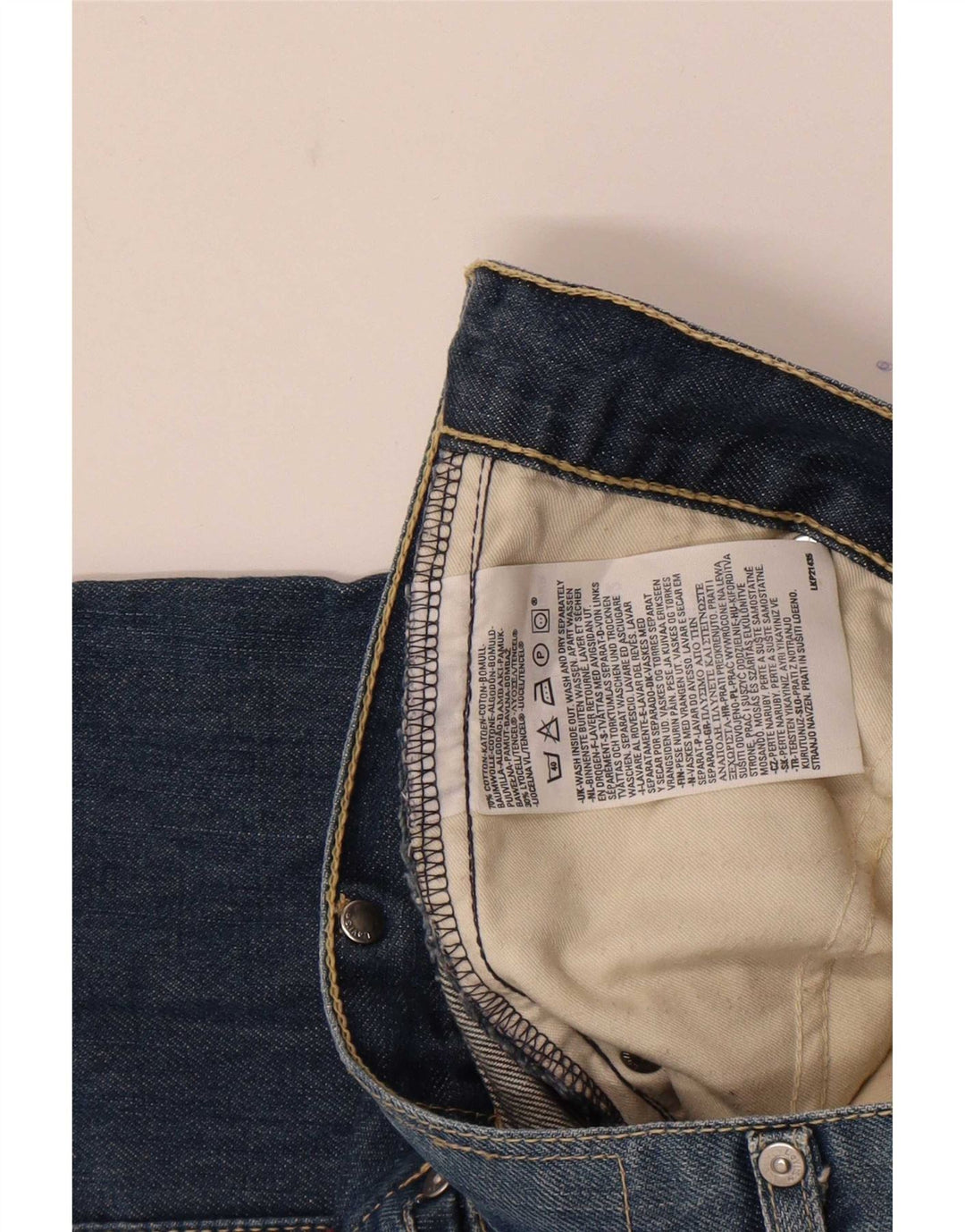 Blugi Levi's Banana Bootcut W30 L29 Blue Bumbac