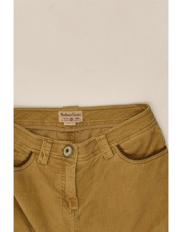MARLBORO CLASSICS Womens Corduroy Skirt EU 42 Large W30 Brown Cotton | Vintage Marlboro Classics | Thrift | Second-Hand Marlboro Classics | Used Clothing | Messina Hembry 
