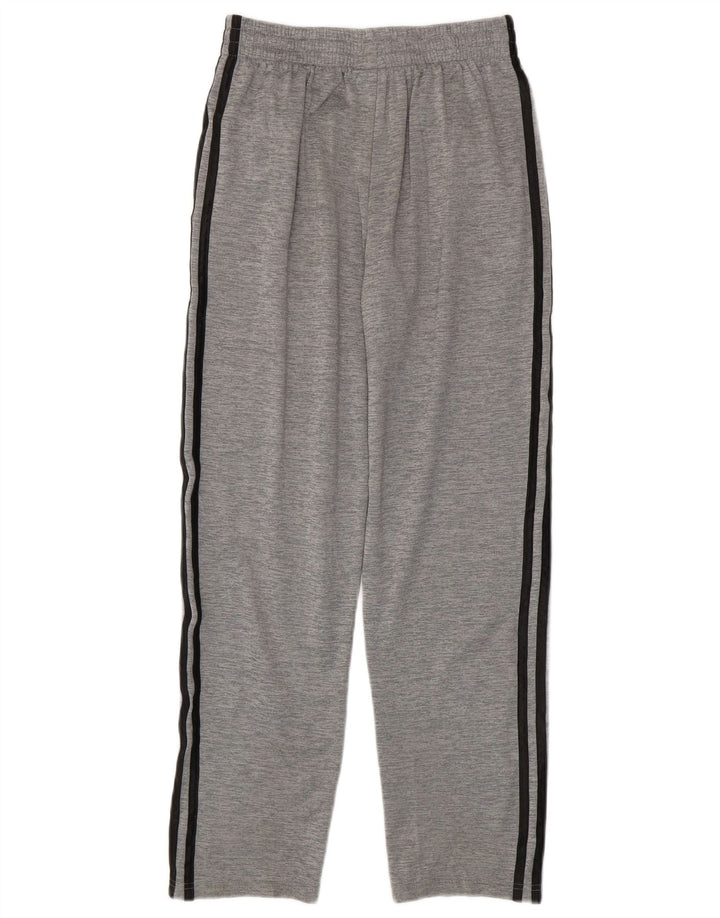 Pantaloni de trening ADIDAS pentru băieți 14-15 ani poliester cu pături gri